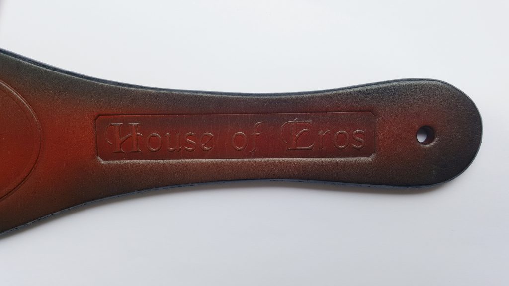 House of Eros Rose Pattern Shoe Paddle Handle