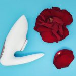 Close up image of the Ann Summers Flex Rechargeable Clit Stim buttons. This shows three small circular buttons that protrude from the surface of the vibrator.