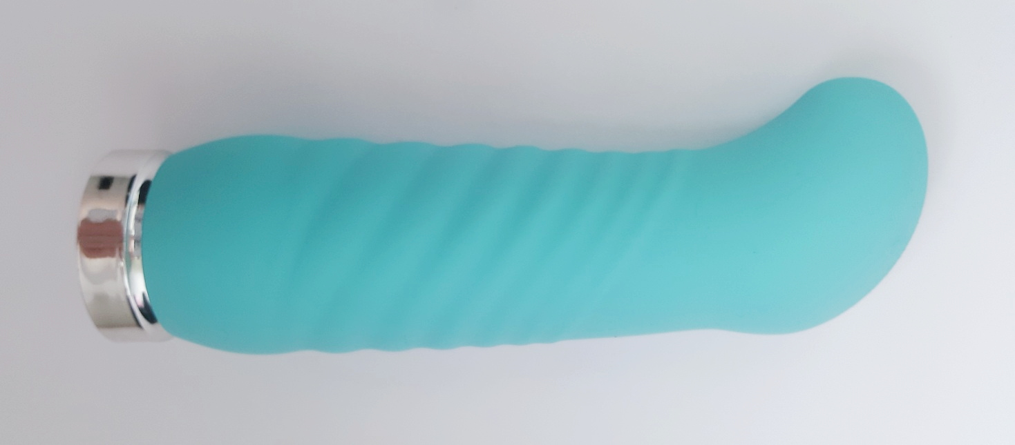 Close up photo of the Paloqueth G Spot Vibrator's Curved Tip